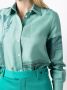 Ferragamo Zijden blouse Groen - Thumbnail 4