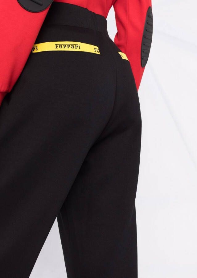 Ferrari Joggingbroek met logoband Zwart