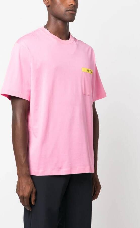 Ferrari T-shirt met logopatch Roze