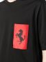 Ferrari T-shirt met logopatch Zwart - Thumbnail 5