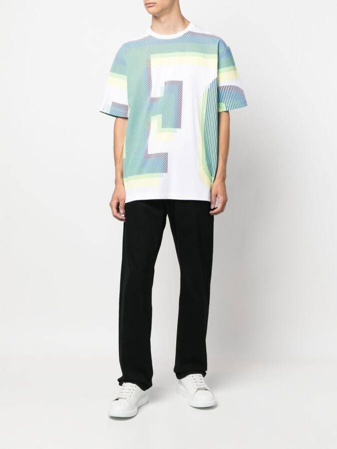 Ferrari T-shirt met print Wit
