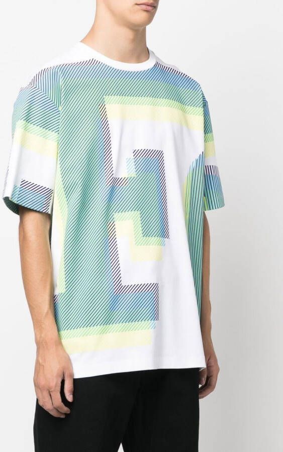 Ferrari T-shirt met print Wit