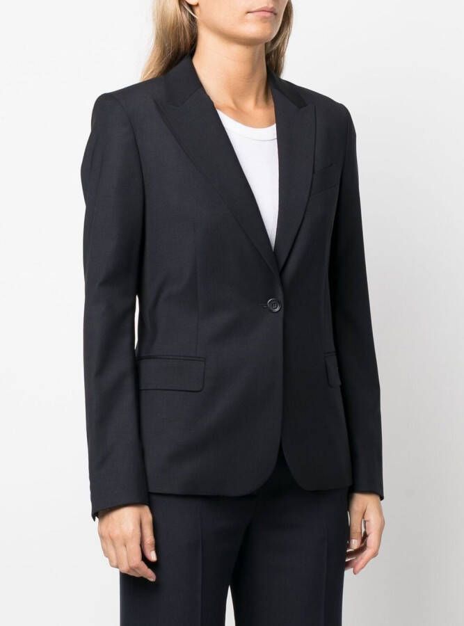 Filippa K Blazer met enkele rij knopen Zwart