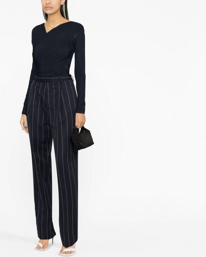 Filippa K Broek met krijtstreep Blauw