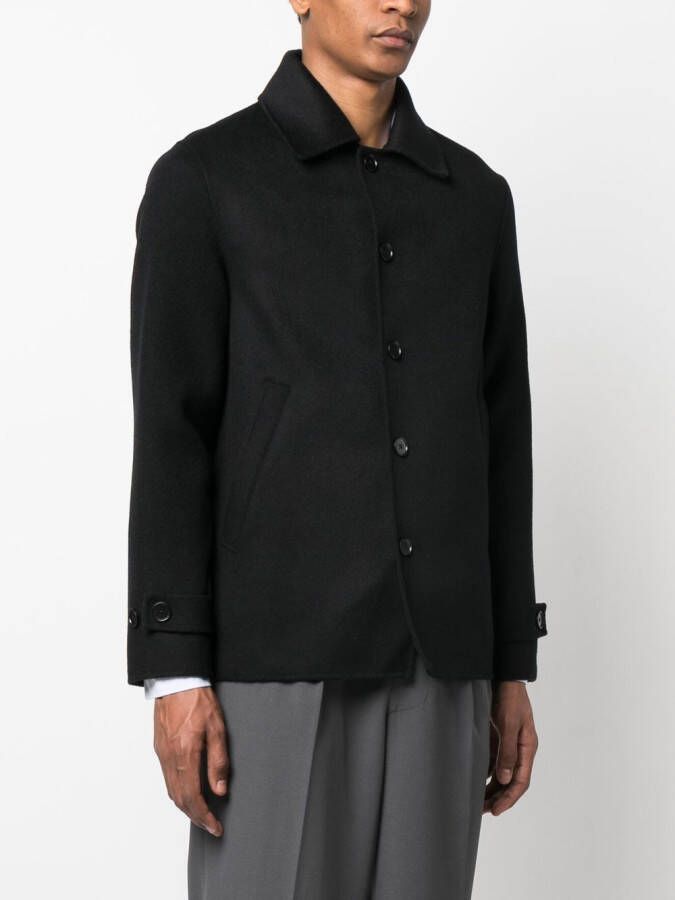 Filippa K Button-up shirtjack Zwart