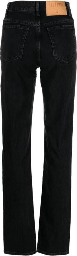 Filippa K Jeans met logopatch Zwart