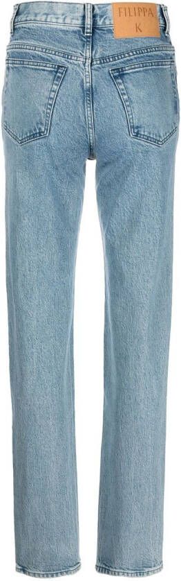 Filippa K Jeans met toelopende pijpen Blauw