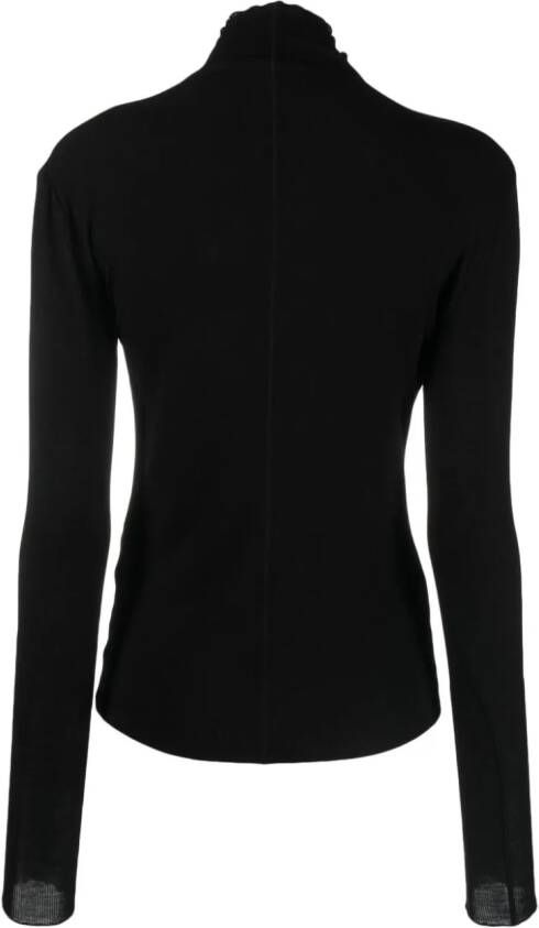 Filippa K Ribgebreide coltrui Zwart