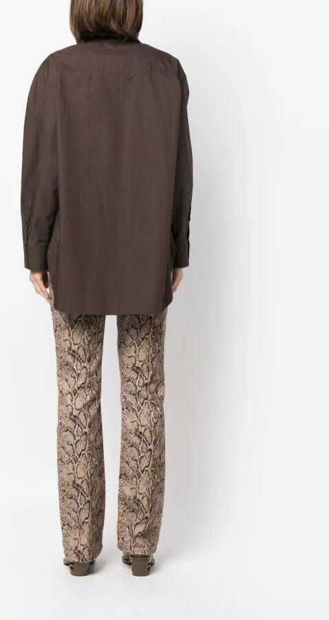 Filippa K Sammy chest-pocket shirt Bruin