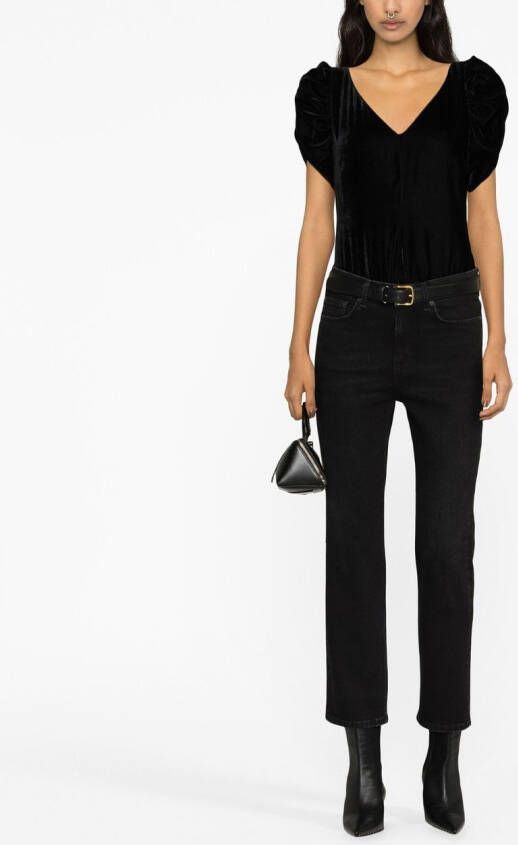 Filippa K Cropped jeans Zwart
