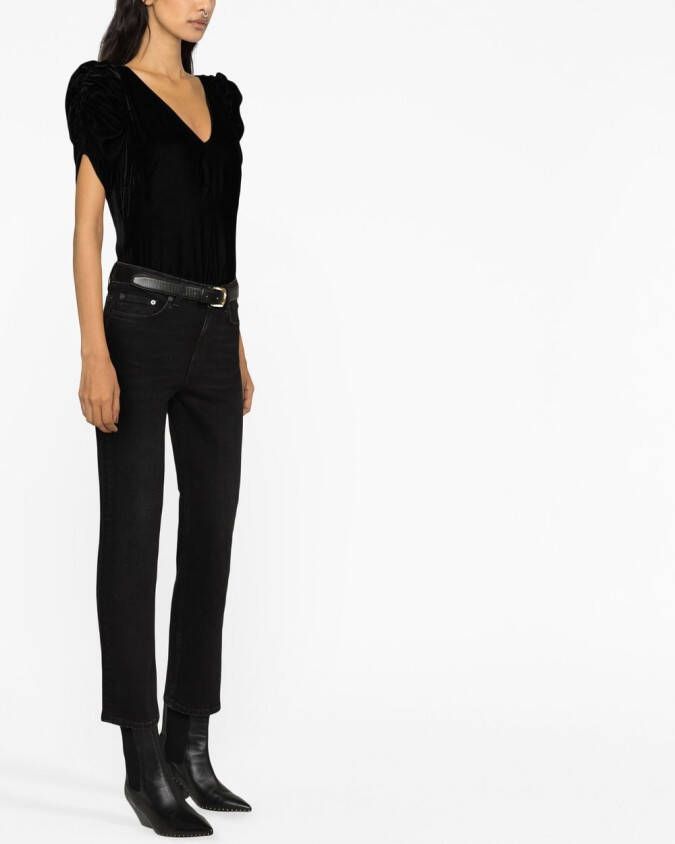 Filippa K Cropped jeans Zwart