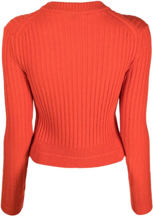 Filippa K Sweater met ronde hals Oranje