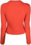 Filippa K Sweater met ronde hals Oranje - Thumbnail 2