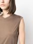 Filippa K V-neck sleeveless T-shirt Bruin - Thumbnail 5