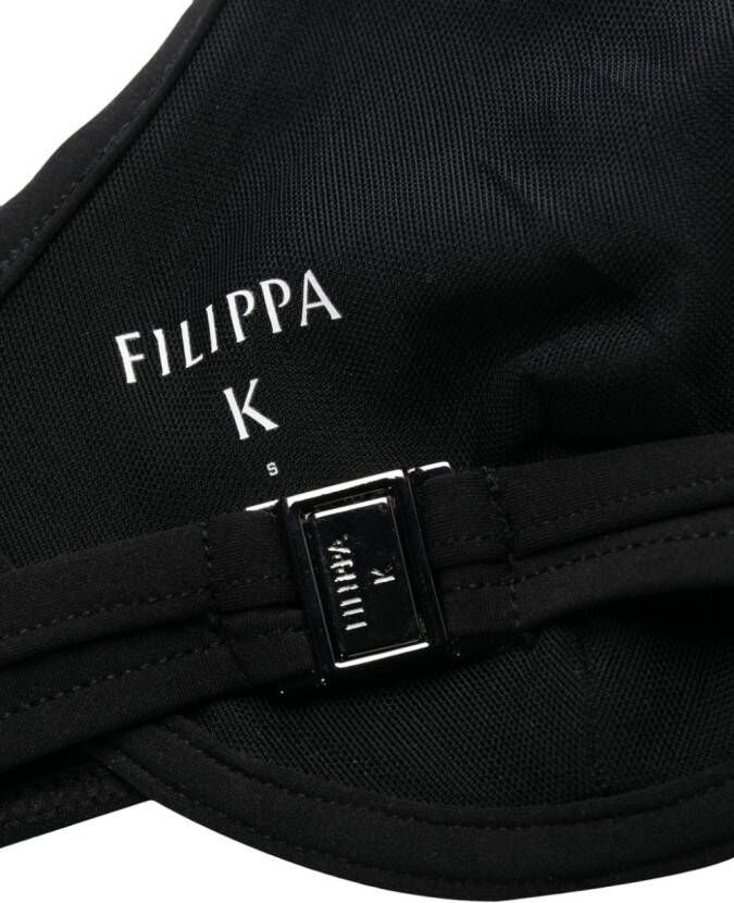 Filippa K Zwemtop met beugeldetail Zwart