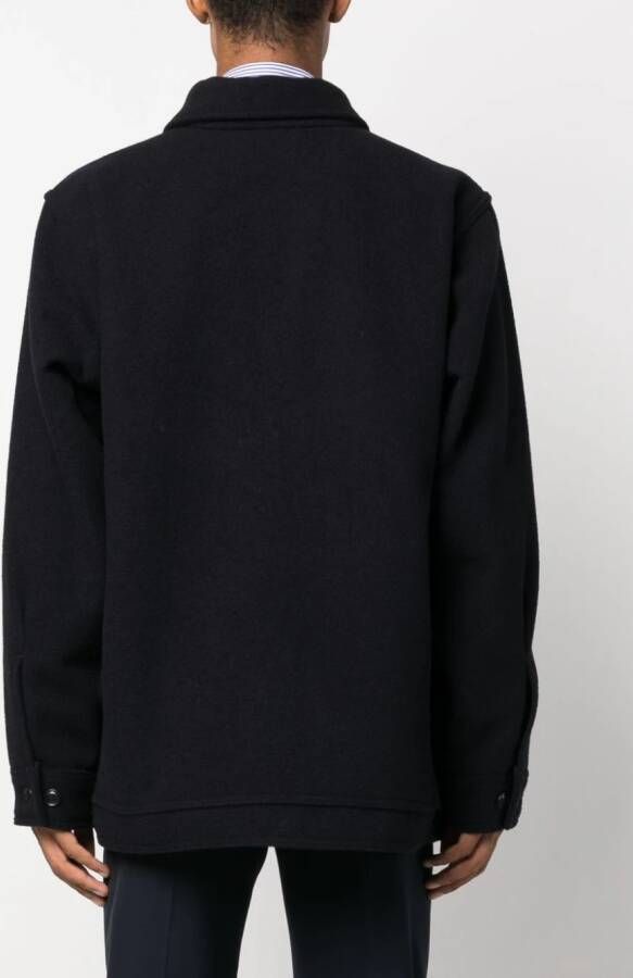 Filson Shirtjack met klepzak Blauw