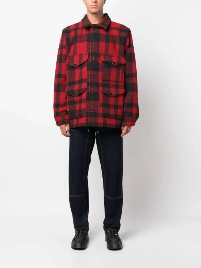 Filson Mackinaw wollen shirtjack Rood