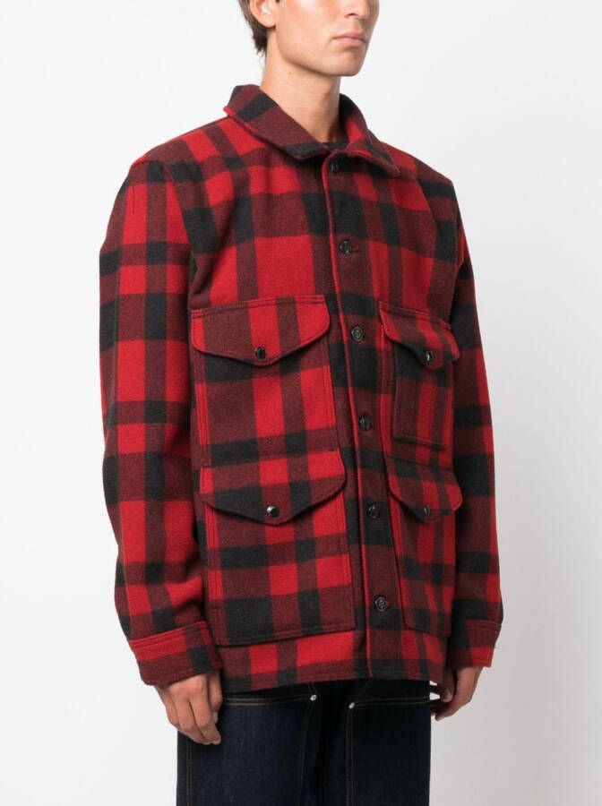 Filson Mackinaw wollen shirtjack Rood