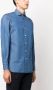 Finamore 1925 Napoli Denim overhemd Blauw - Thumbnail 3