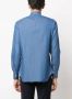 Finamore 1925 Napoli Denim overhemd Blauw - Thumbnail 4