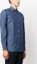 Finamore 1925 Napoli Denim overhemd Blauw - Thumbnail 3