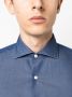 Finamore 1925 Napoli Denim overhemd Blauw - Thumbnail 5