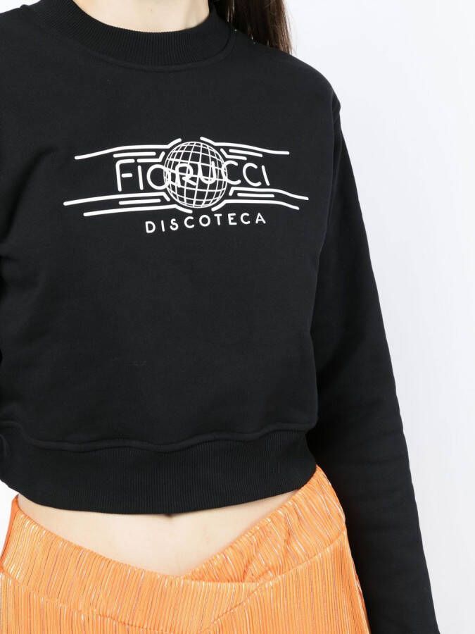 Fiorucci Sweater met logoprint Zwart
