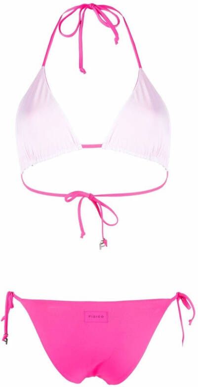 Fisico Bikini met halternek Roze