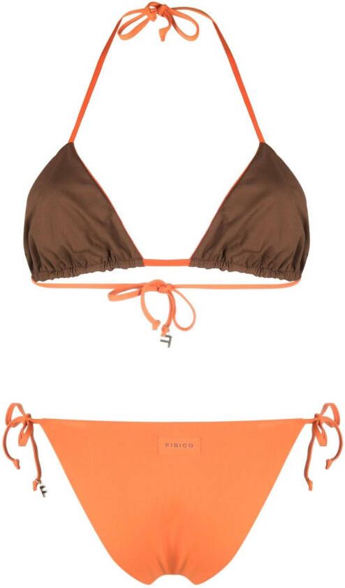 Fisico Triangel bikinitop Oranje