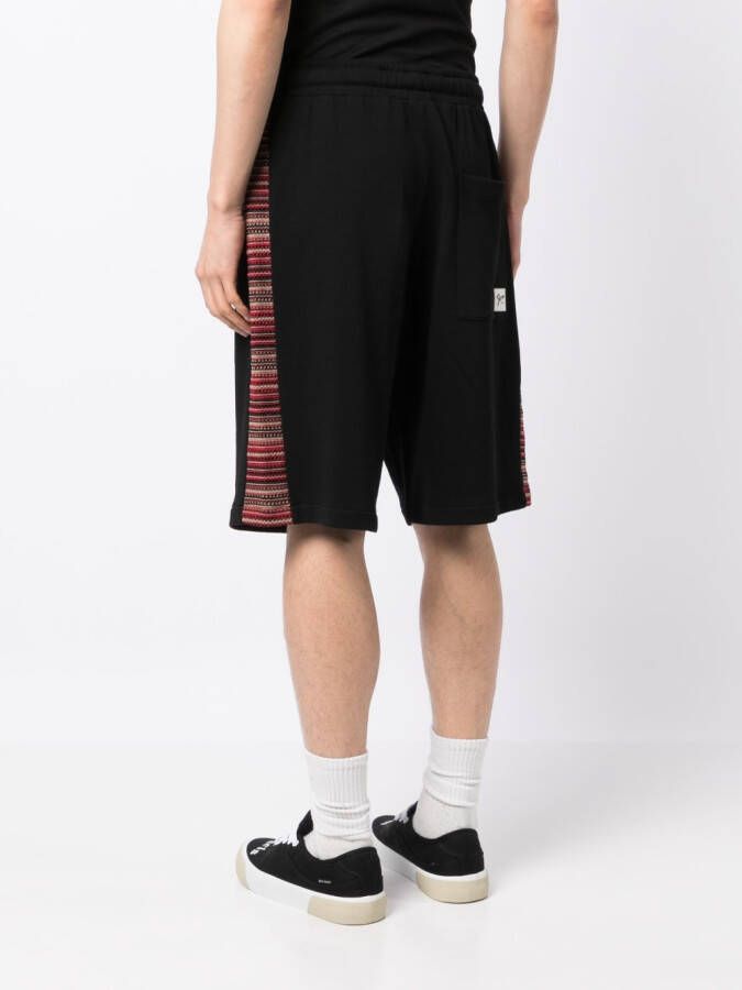 FIVE CM Bermuda shorts met trekkoord Zwart