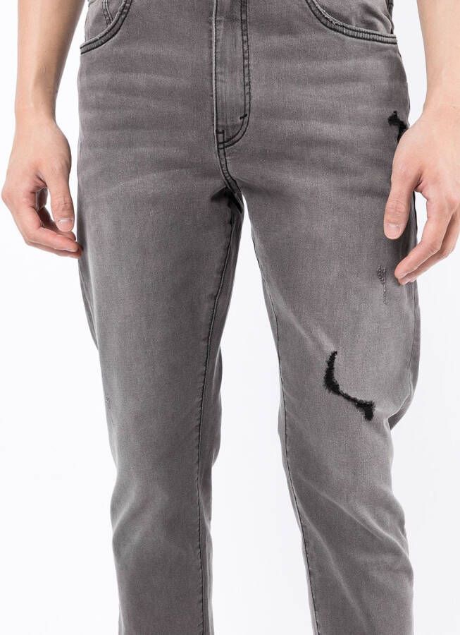 FIVE CM Gerafelde jeans Zwart