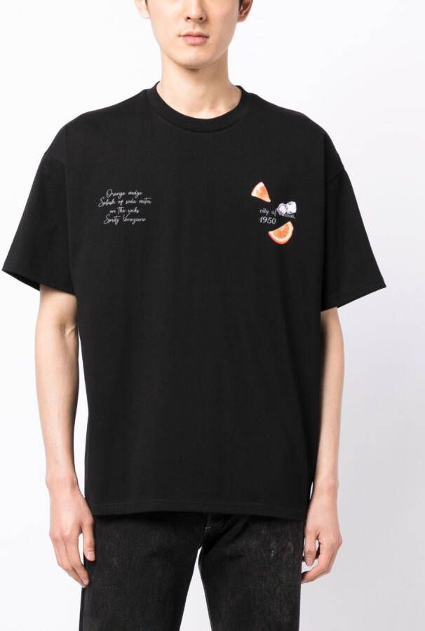 FIVE CM T-shirt met print Zwart