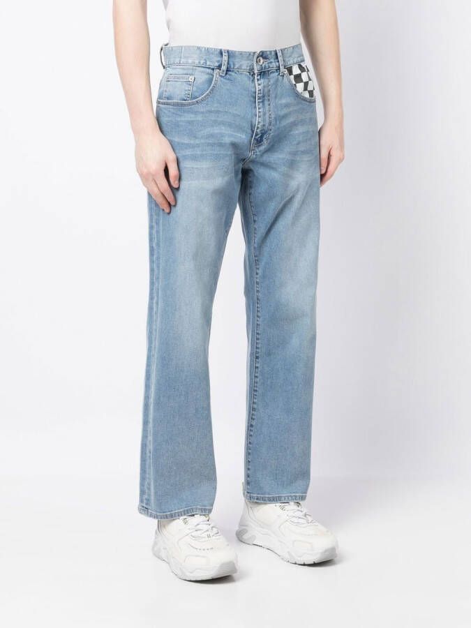 FIVE CM Straight jeans Blauw