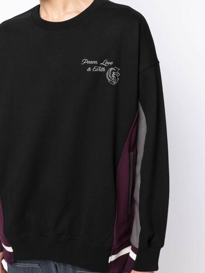 FIVE CM Sweater met logoprint Zwart