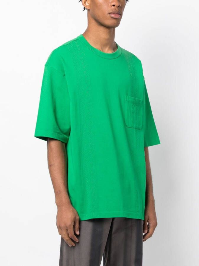 FIVE CM T-shirt met borduurwerk Groen