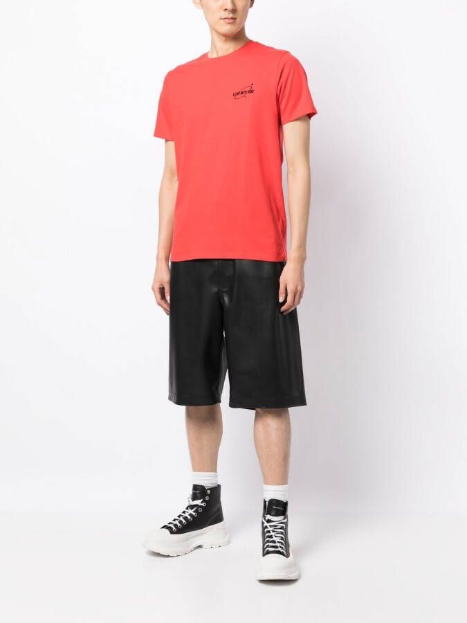 FIVE CM T-shirt met grafische print Rood
