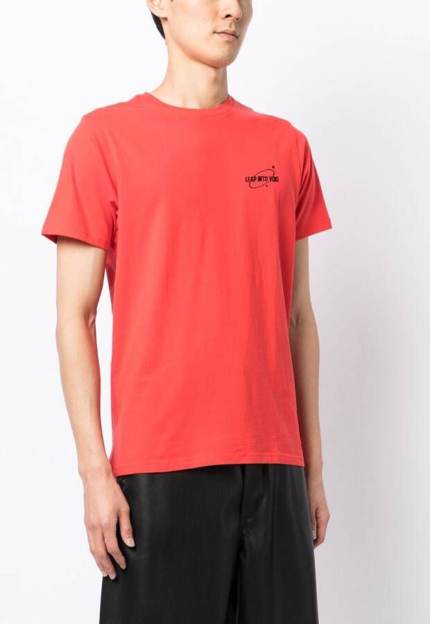 FIVE CM T-shirt met grafische print Rood