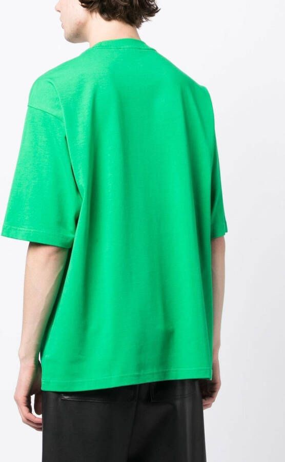 FIVE CM T-shirt met kettingdetail Groen