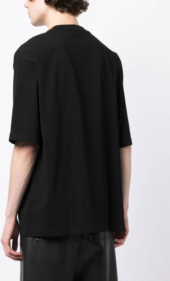 FIVE CM T-shirt met kettingdetail Zwart