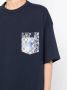 FIVE CM T-shirt met patch Blauw - Thumbnail 5