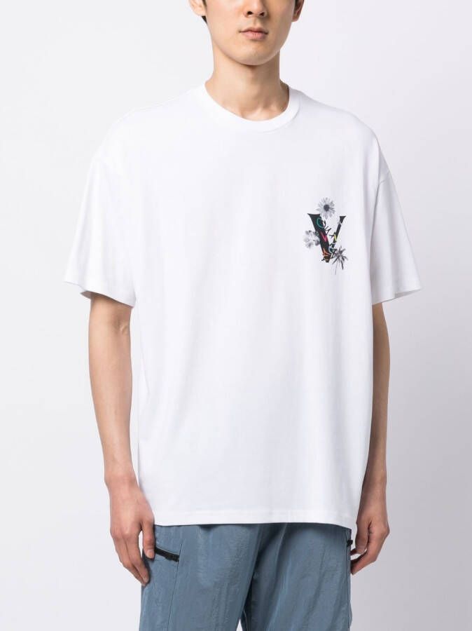 FIVE CM T-shirt met print Wit