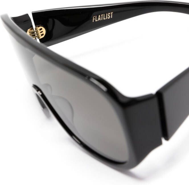 FLATLIST John Jovino zonnebril met oversized montuur Zwart