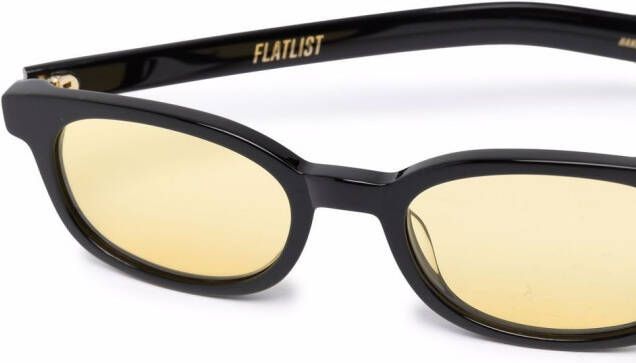 FLATLIST Le Bucheron zonnebril met vierkant montuur Zwart