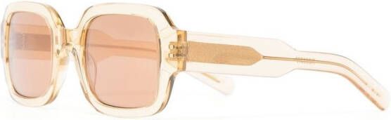 FLATLIST Zonnebril met vierkant montuur Beige