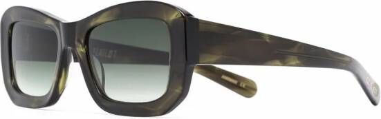 FLATLIST Zonnebril met oversized montuur Groen