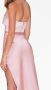 Fleur Du Mal Rok met hoge split Roze - Thumbnail 3
