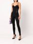 Fleur Du Mal Jumpsuit met mesh Zwart - Thumbnail 2