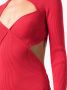 Fleur Du Mal Midi-jurk met uitgesneden detail Rood - Thumbnail 5