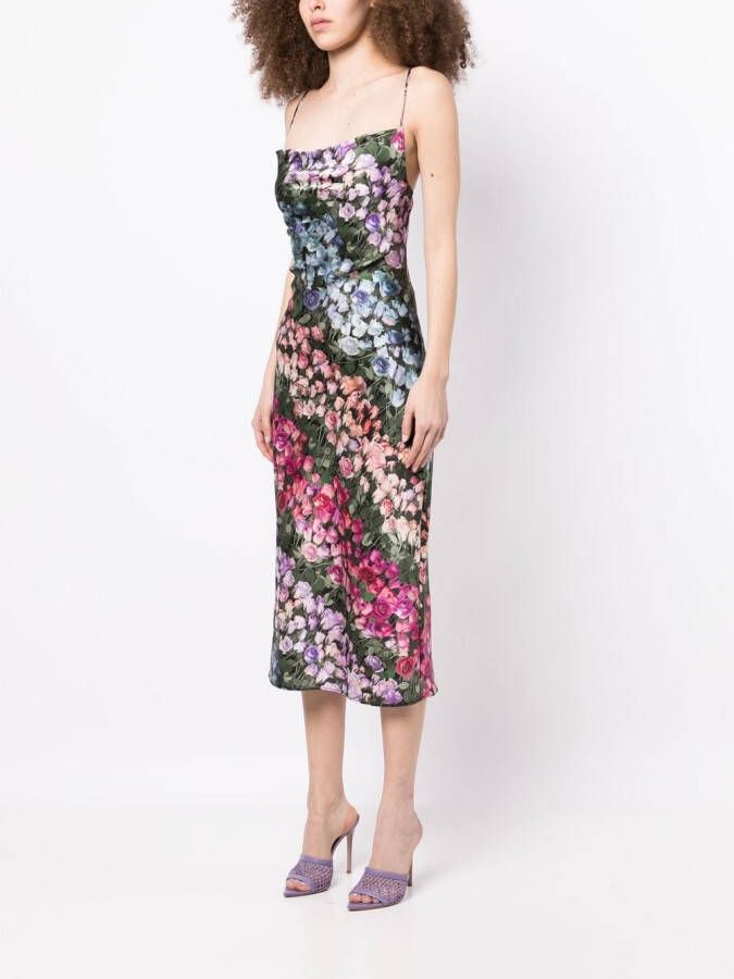 Fleur Du Mal Onderjurk met all-over print Veelkleurig