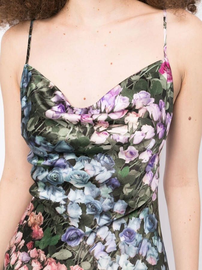 Fleur Du Mal Onderjurk met all-over print Veelkleurig